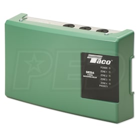 Taco SR504-2 Pump Switching Relay, 4 Zones, With Priority