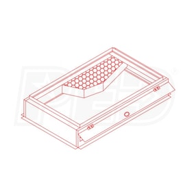 View Goodman External Horizontal Filter Rack - 16