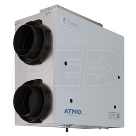 View Fantech ATMO - 150 CFM - Heat Recovery Ventilator (HRV) - Side Ports - 6