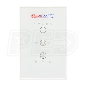 View QuietCool - Glass Wireless RF Control Switch