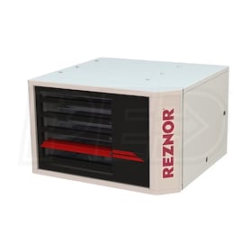 View Reznor UDXC - 120,000 BTU - Power Vented Gas Fired Unit Heater - Low Static Axial Fan - NG - TCORE2® Heat Exchanger - LP Convertible