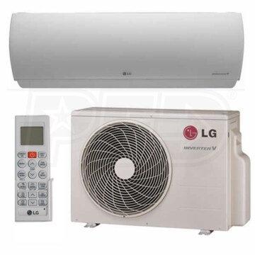 Lg La180hyv1 18k Btu Cooling Heating Art Cool Premier Wall Mounted Red Heat Air Conditioning System 24 0 Seer