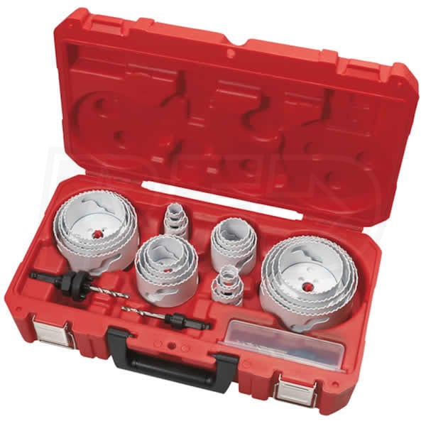 Milwaukee metal discount hole saw kit