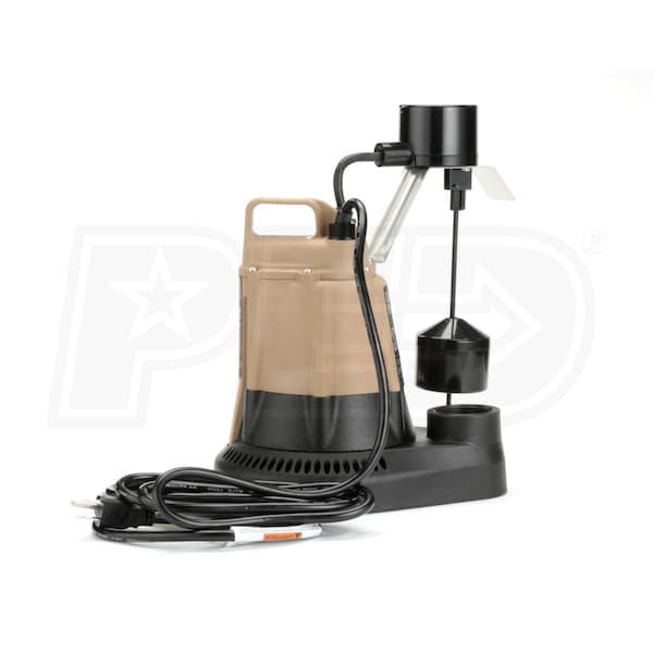 Liberty Pumps S37 - 1/3 HP Builders Series Sump Pump w/ Vertical Float ...